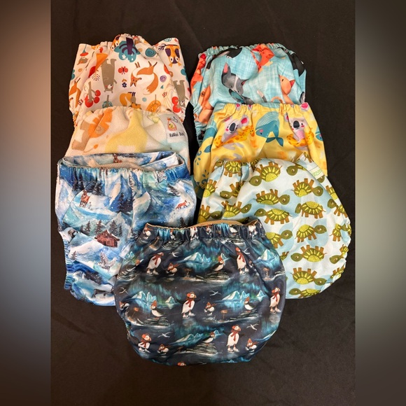 Cloth Diaper Covers Pockets- Playful Patterns